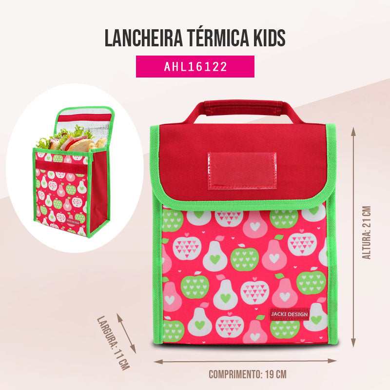 Lancheira Térmica Kids Jacki Design - Rosa